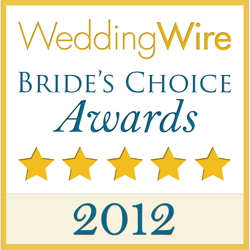 WeddingWire Couples' Choice Awards 2012 Winner